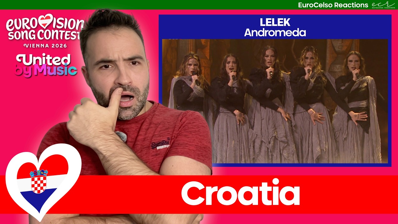 🇭🇷 Hunting Me! Реакция на LELEK - ANDROMEDA / Eurovision 2026 Croatia (Dora 2026)