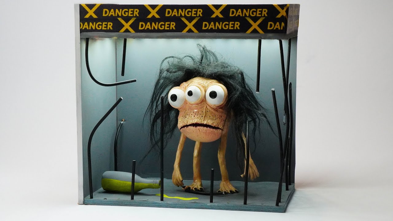 Strange Laboratory Creature | Polymer Clay Art