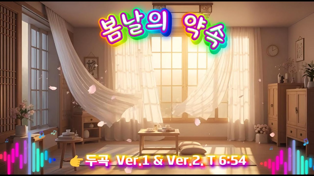 봄날의 약속 - 설레는 봄날 사랑 노래 |🌸 두 가지 버전 | 서정적 힐링 발라드 | Spring Promise