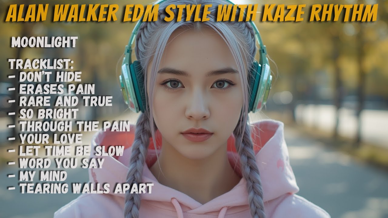ALAN WALKER STYLE X KAZE RHYTHM || MOONLIGHT || EDM SONGS FULL ALBUM 2026