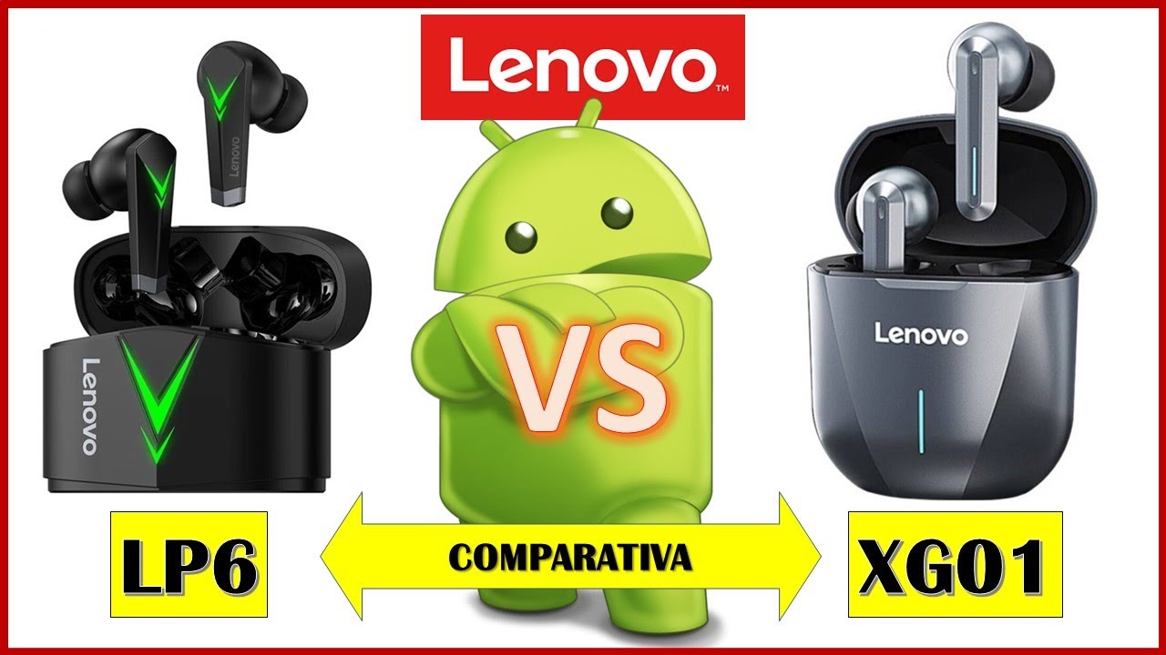 LENOVO LP6 vs LENOVO XG01 🎧🎧 // COMPARATIVA 🥊🥊 #LENOVO #LP6 #XG01 #AURICULAR #TWS