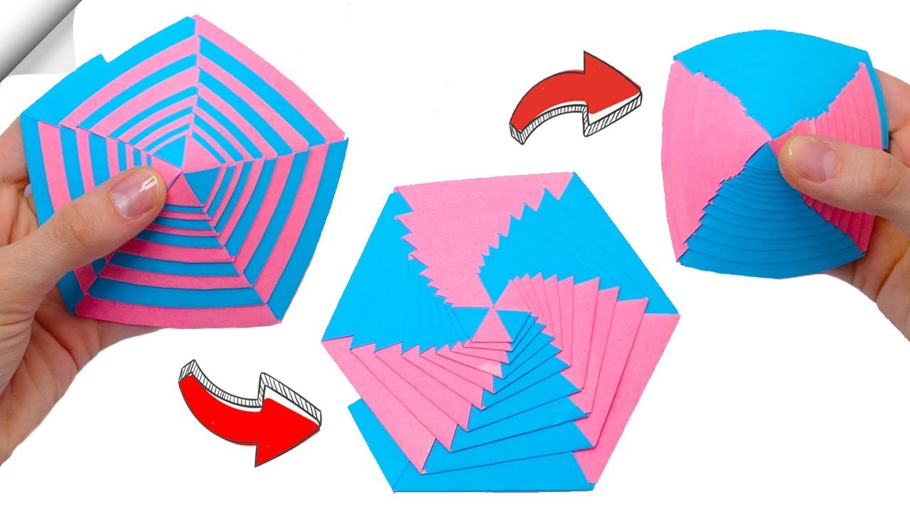 Paper toy antistress transformer  - Paper toys easy