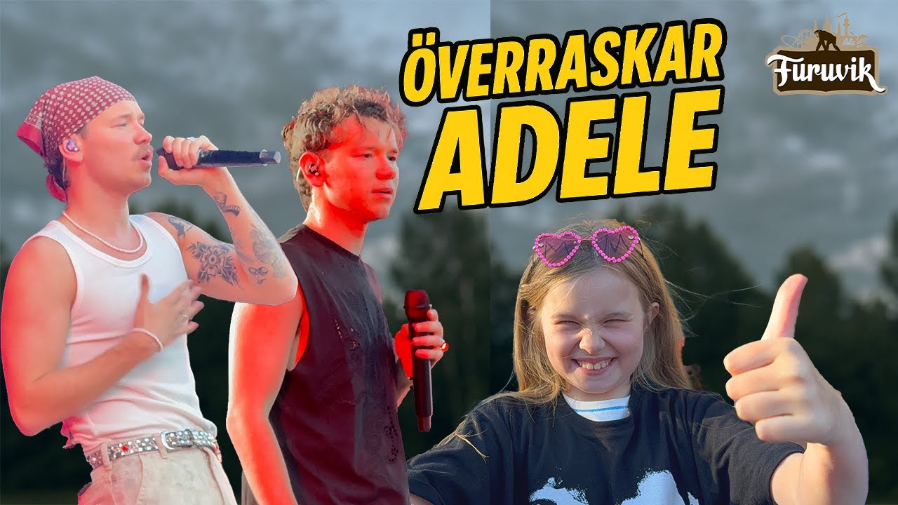 ADELE BLIR ÖVERRASKAD 😮 MARCUS MARTINUS PÅ FURUVIKSPARKEN
