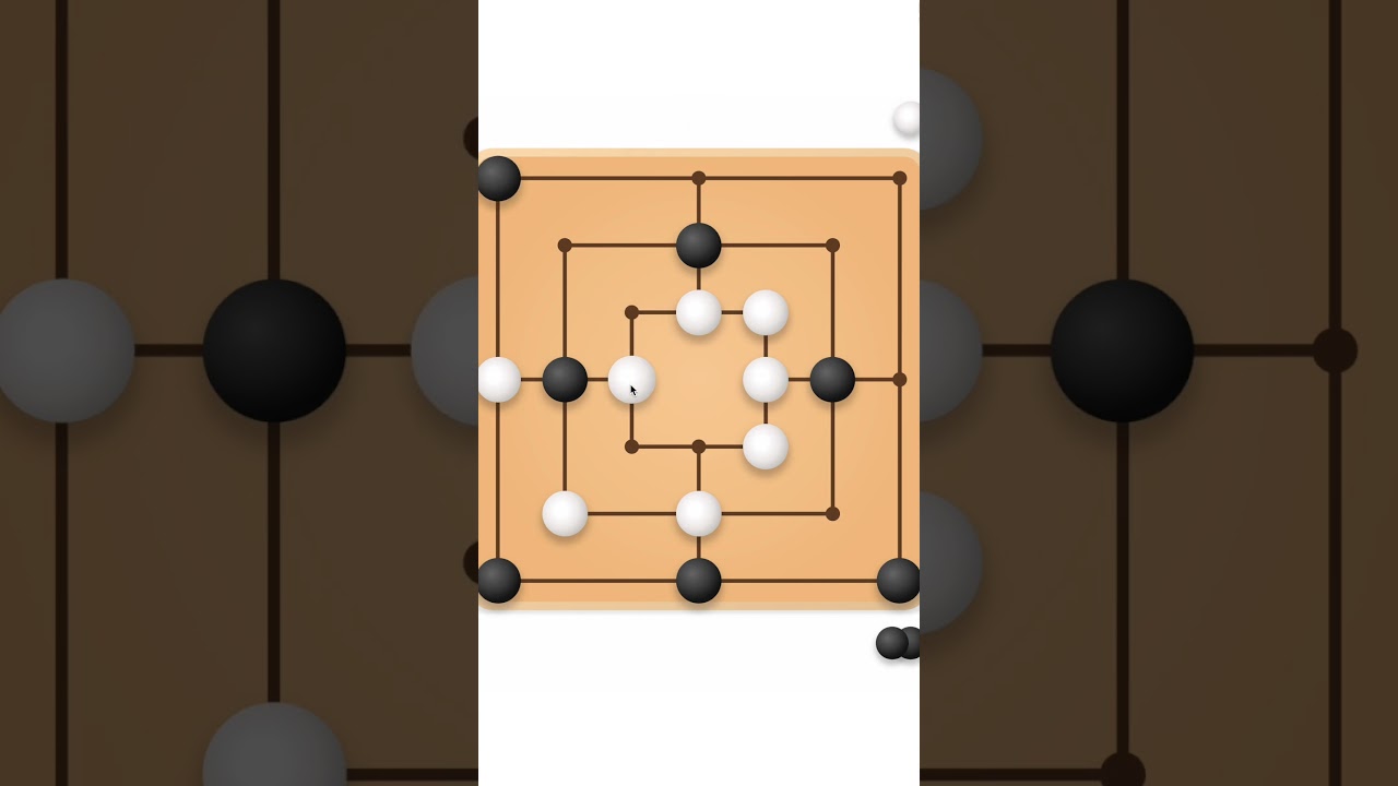 Unbeatable at Nine Men's Morris! - Epic Victory in the Classic Board Game