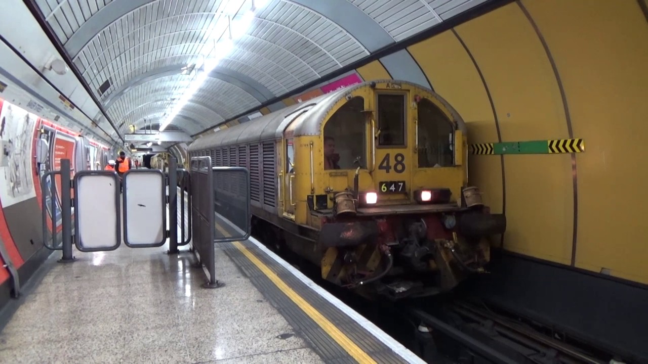London Underground Battery Locomotives L48 and L47 at Baker Street