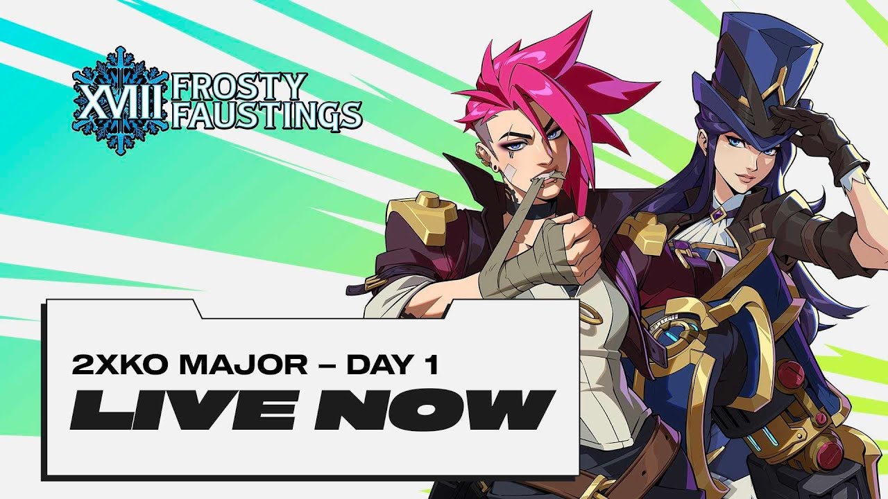 [2XKO Major] Frosty Faustings Day 1: Duos Tournament & Devs vs. Pros Exhibition