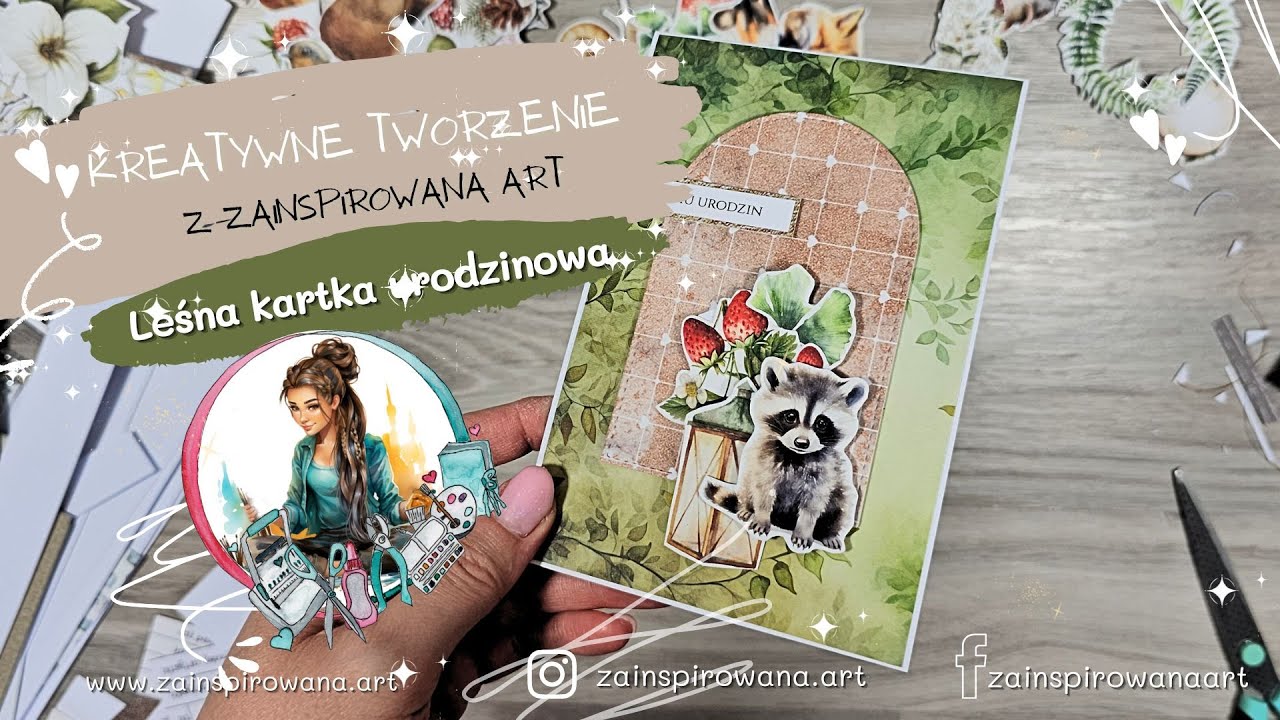 Inspiracja na kartkę urodzinową z motywem leśnym | Mintay Papers Wildwood Secrets