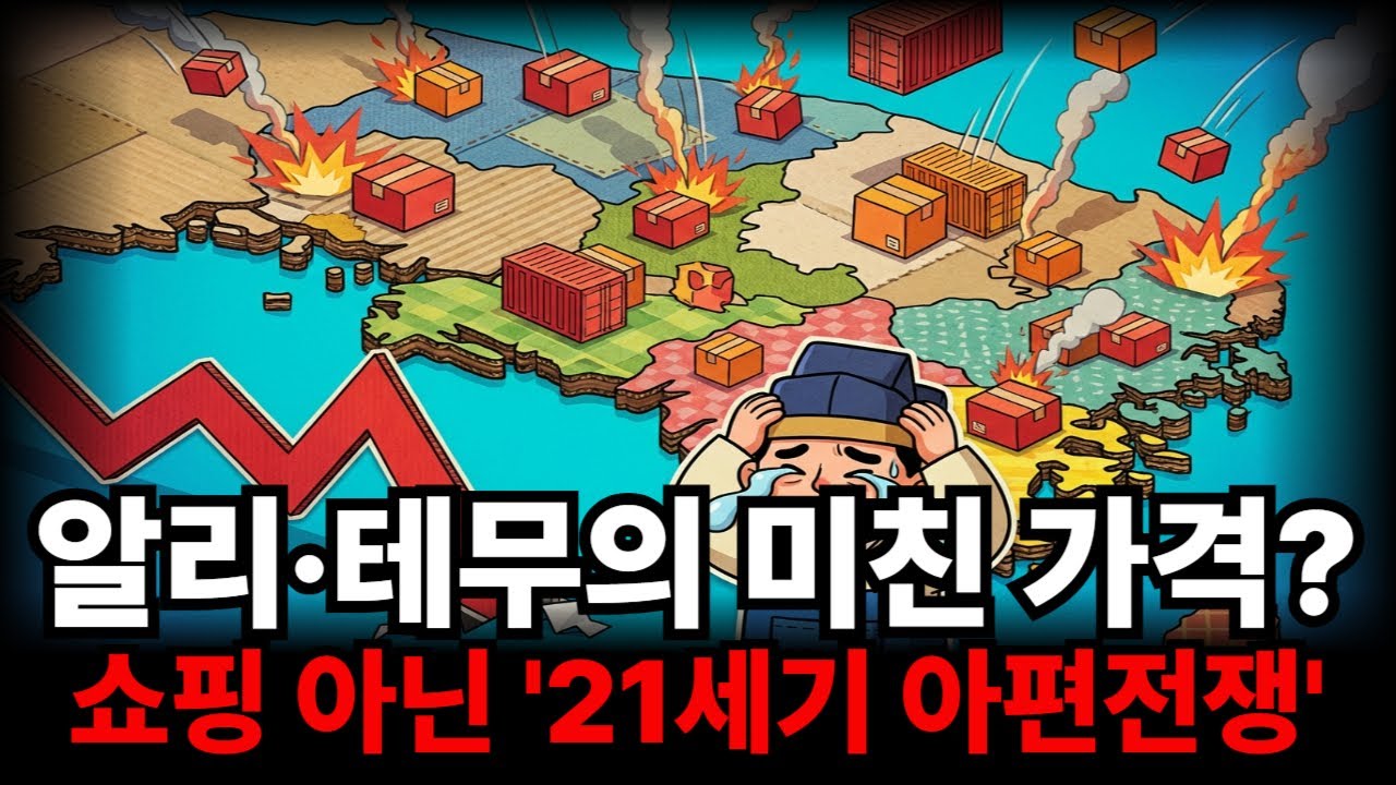 알리·테무의 미친 가격 이건 쇼핑이 아니라 '21세기 아편전쟁'입니다#알리익스프레스 #테무 #C커머스 #초저가덤핑 #중국경제위기 #제조업위기 #경제공부 #재테크 #자산방어