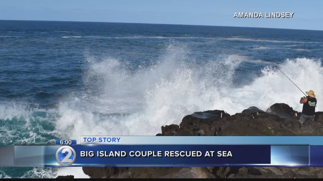 Hawaii island couple shares story of survival after being swept out to sea