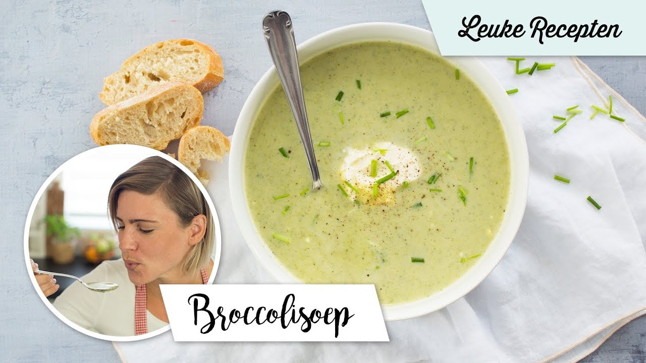 Broccolisoep simpel en snel recept 🥣 | LeukeRecepten.nl