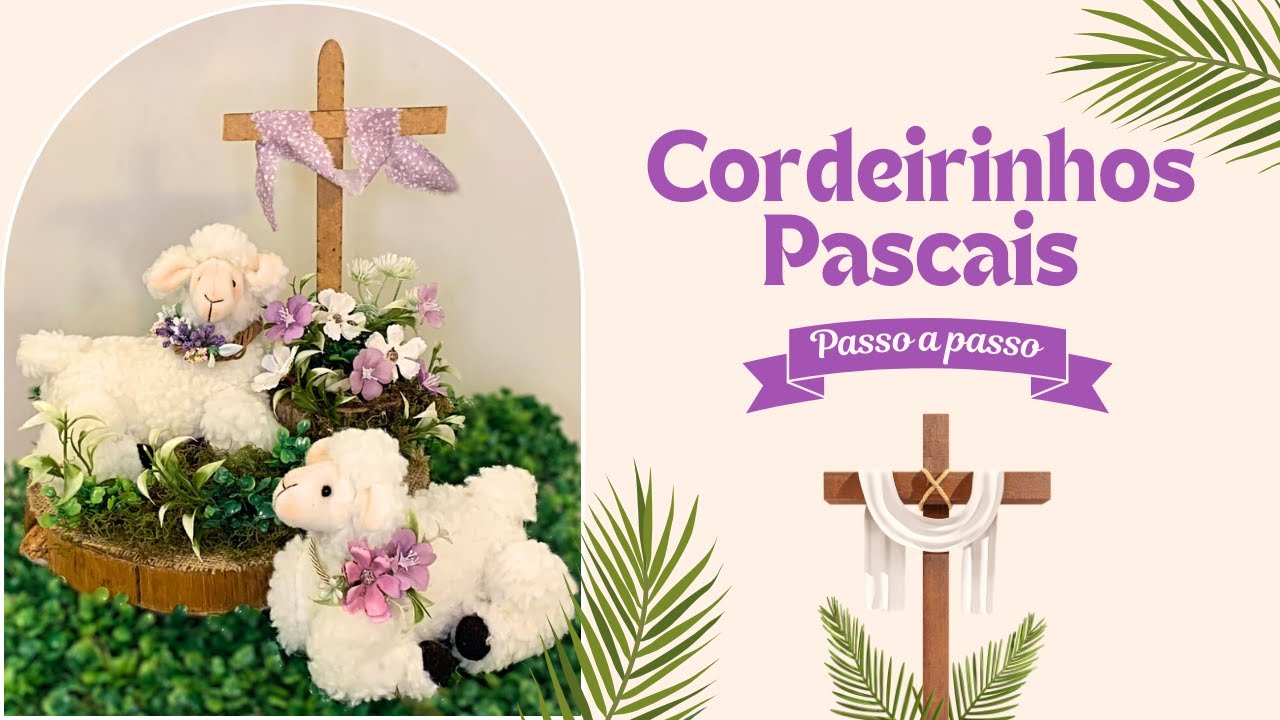 CORDEIRINHOS PASCAIS - Passo a passo completo de artesanato