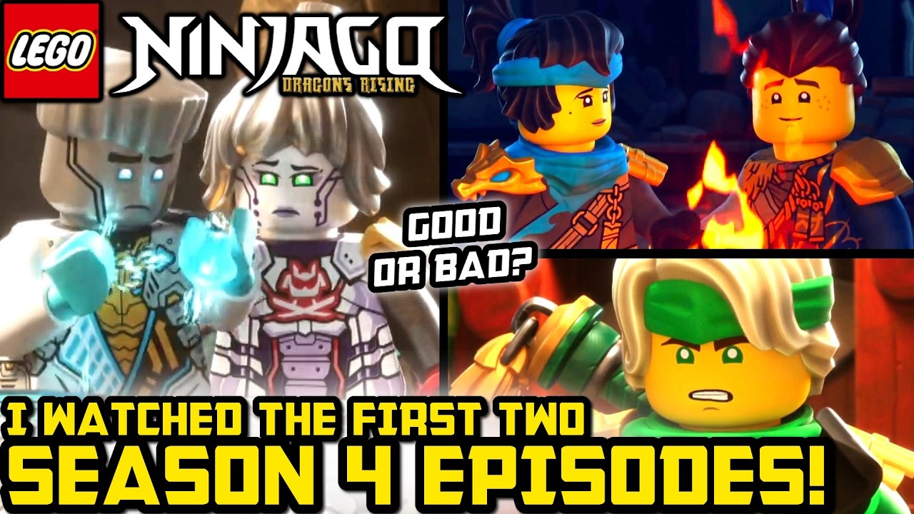 Я посмотрел первые серии 4 сезона! 🐲 Первые впечатления от 4 сезона Ninjago Dragons Rising!