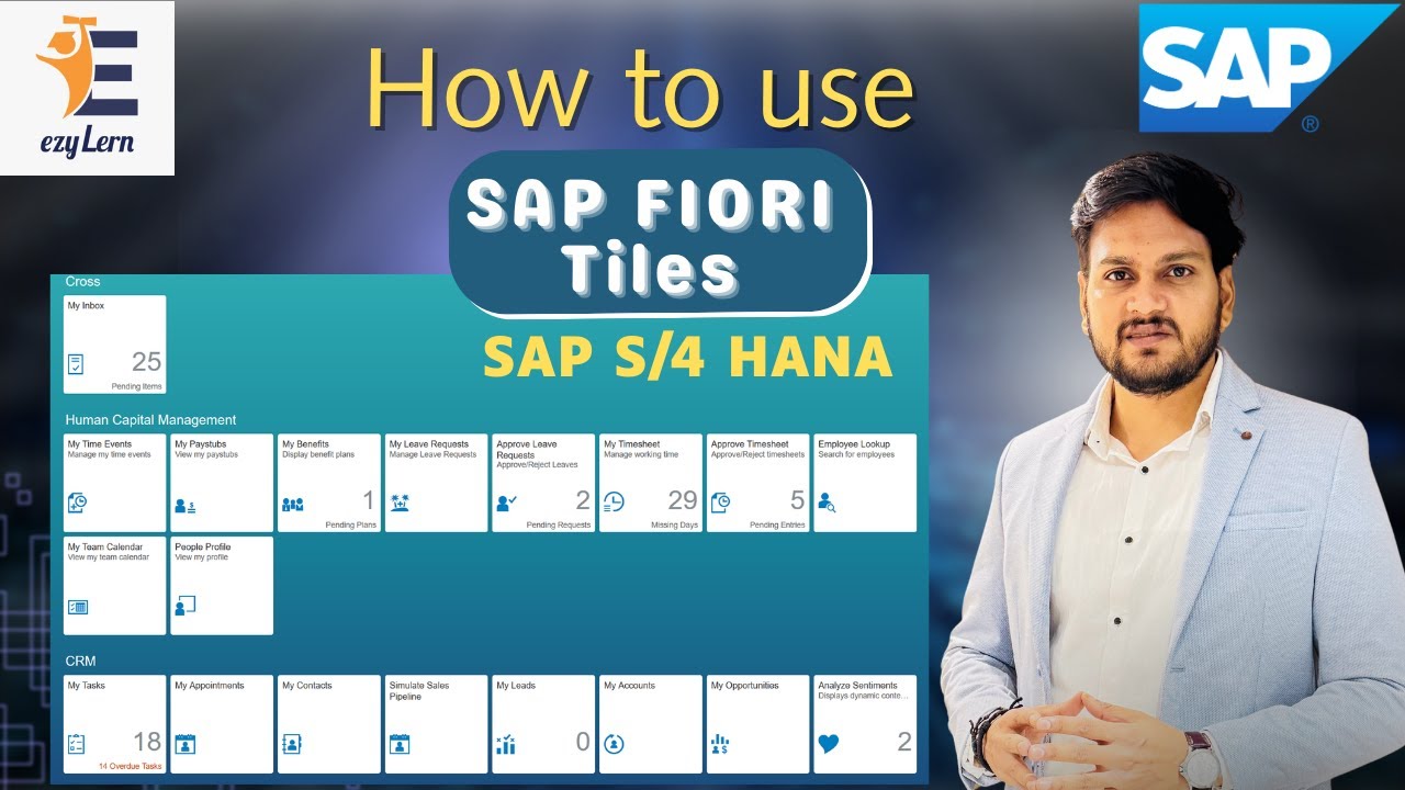How to use SAP Fiori Tiles in SAP S/4 HANA