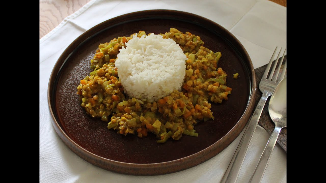 Linsen Curry - schnell, gesund, gut
