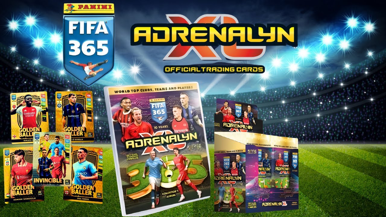 NEW ALBUM PANINI FIFA 365 2025 ADRENALYN XL UNBOXING PART 1 -NEΟ ΑΛΜΠΟΥΜ FIFA 365 2025 ADRENALYN XL