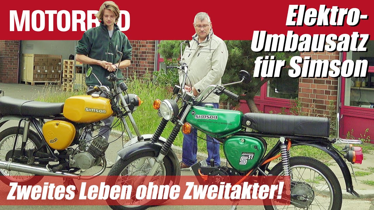 Simson Elektro Umbausatz von Second Ride - Neues Leben ohne Zweitakter