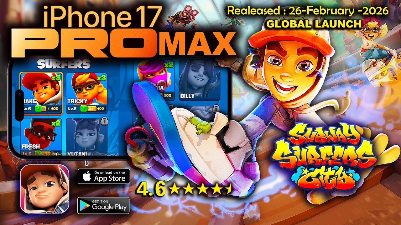 Subway Surfers City Gameplay (Android/iOS) Global Launch