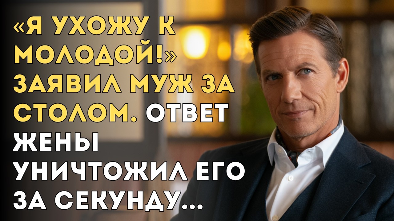 Назвал жену «скучной» и подал на развод. Реакция жены заставила его поседеть...