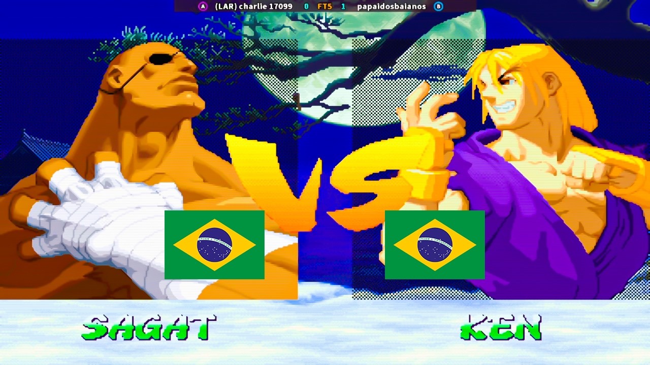 Street Fighter Alpha 2 - (Lar) Charlie 17099 Vs Papaidosbaianos