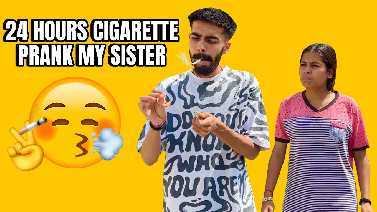 Smoking Prank on Prank | Cigarette Prank on Sister | Smoking Prank | Yogesh 01