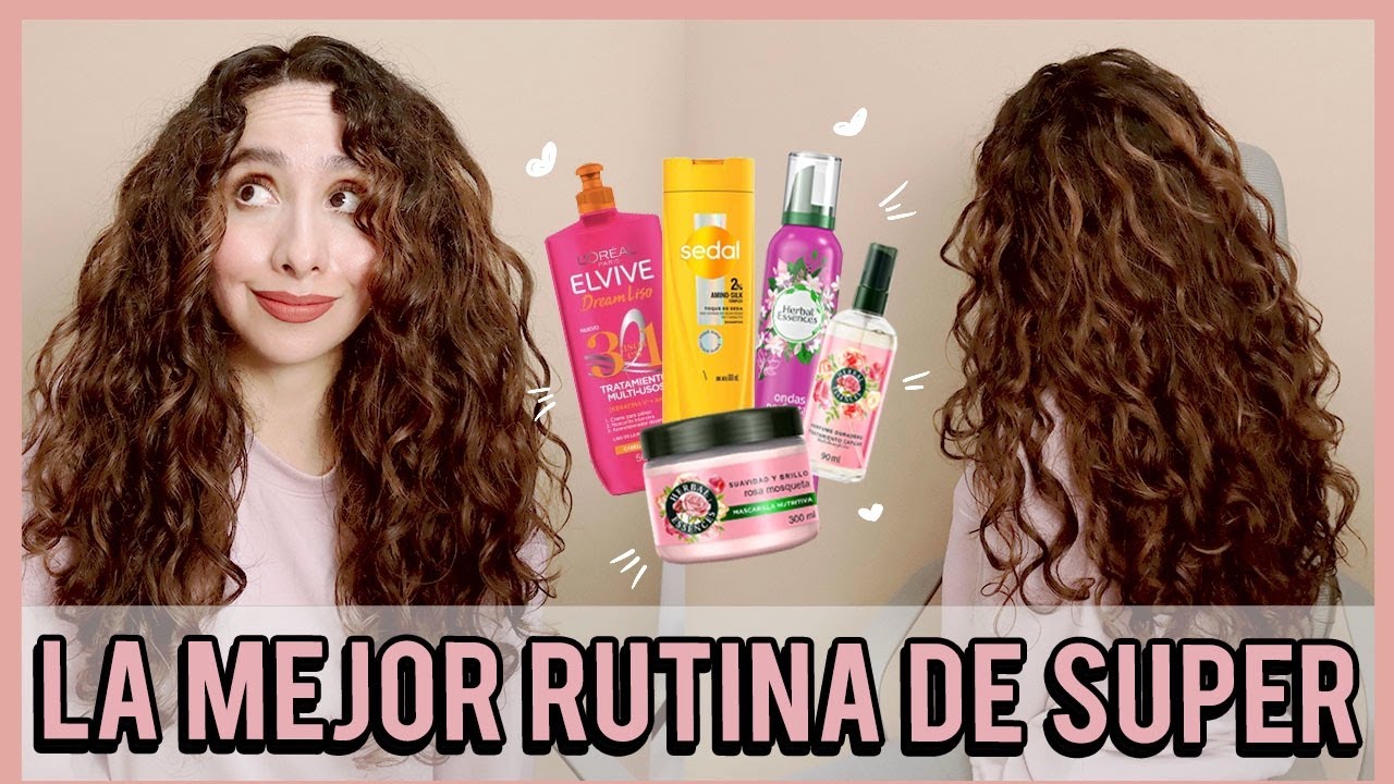 🌟 ¡La MEJOR Rutina para Cabello Ondulado y Rizado con Productos de Supermercado (Rizos 2a-2c) ✨