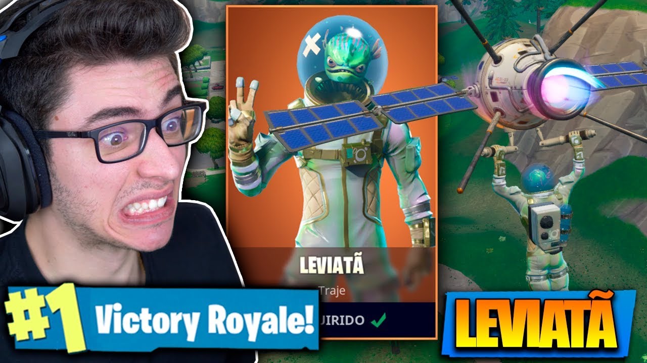 COMPREI A SKIN LENDÁRIA DO LEVIATÃ E MATEI GERAL! Fortnite: Battle Royale