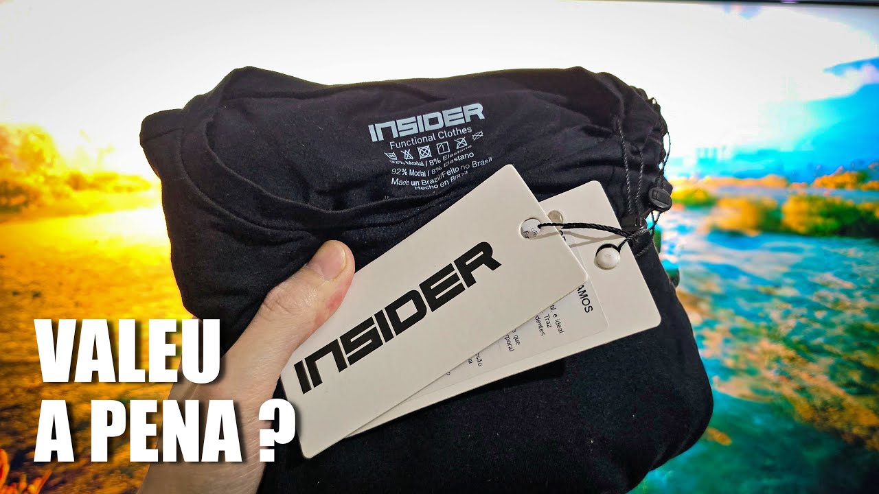 Camisetas INSIDER com DEFEITO (segunda linha) vale a pena? | unboxing e review