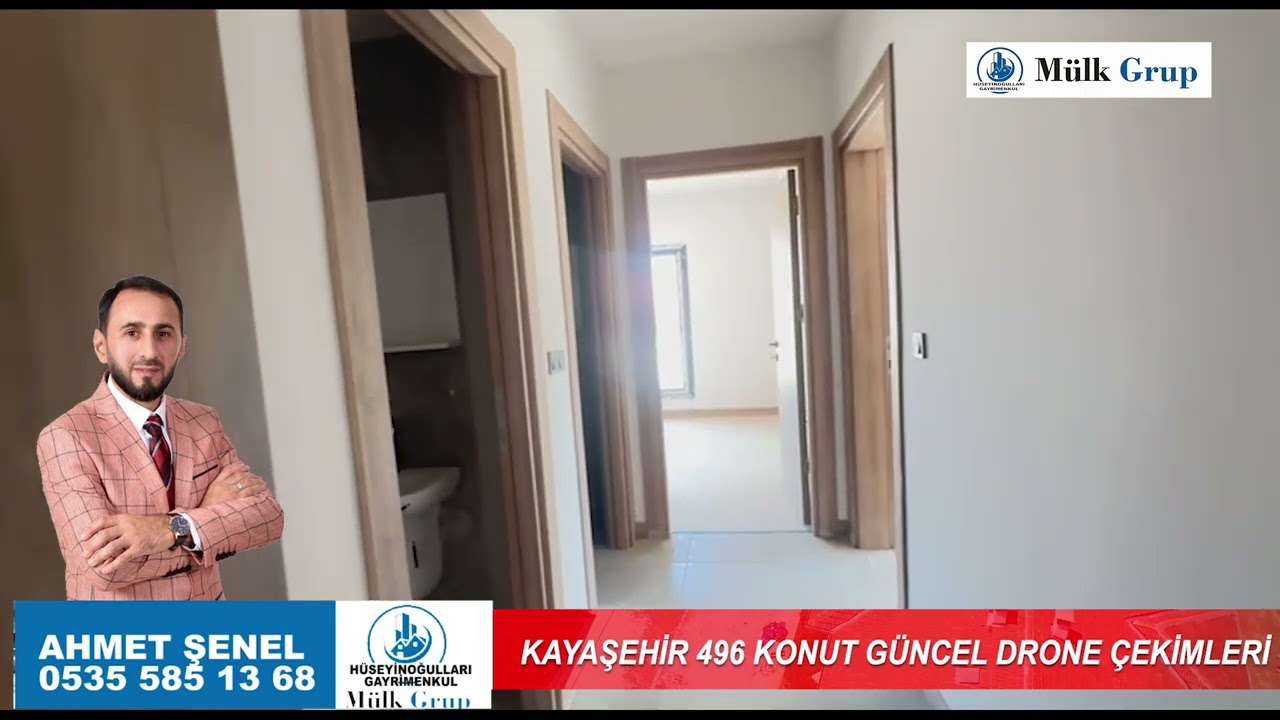 TOKİ KAYAŞEHİR 496 KONUT PROJESİ  2+1 ÖRNEK DAİRE VİDEOSU