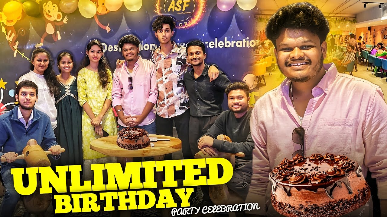 Unlimited Non Veg Buffet in Bangalore 🔥 My Birthday Celebration Party with Friends 🎂🍗