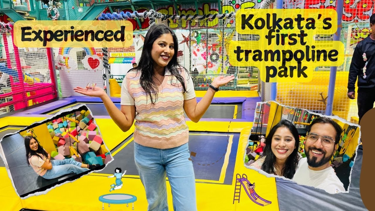 Entertainment Alert 🚨 ‼️ Kolkata’s first Trampoline Park 🎲🎮