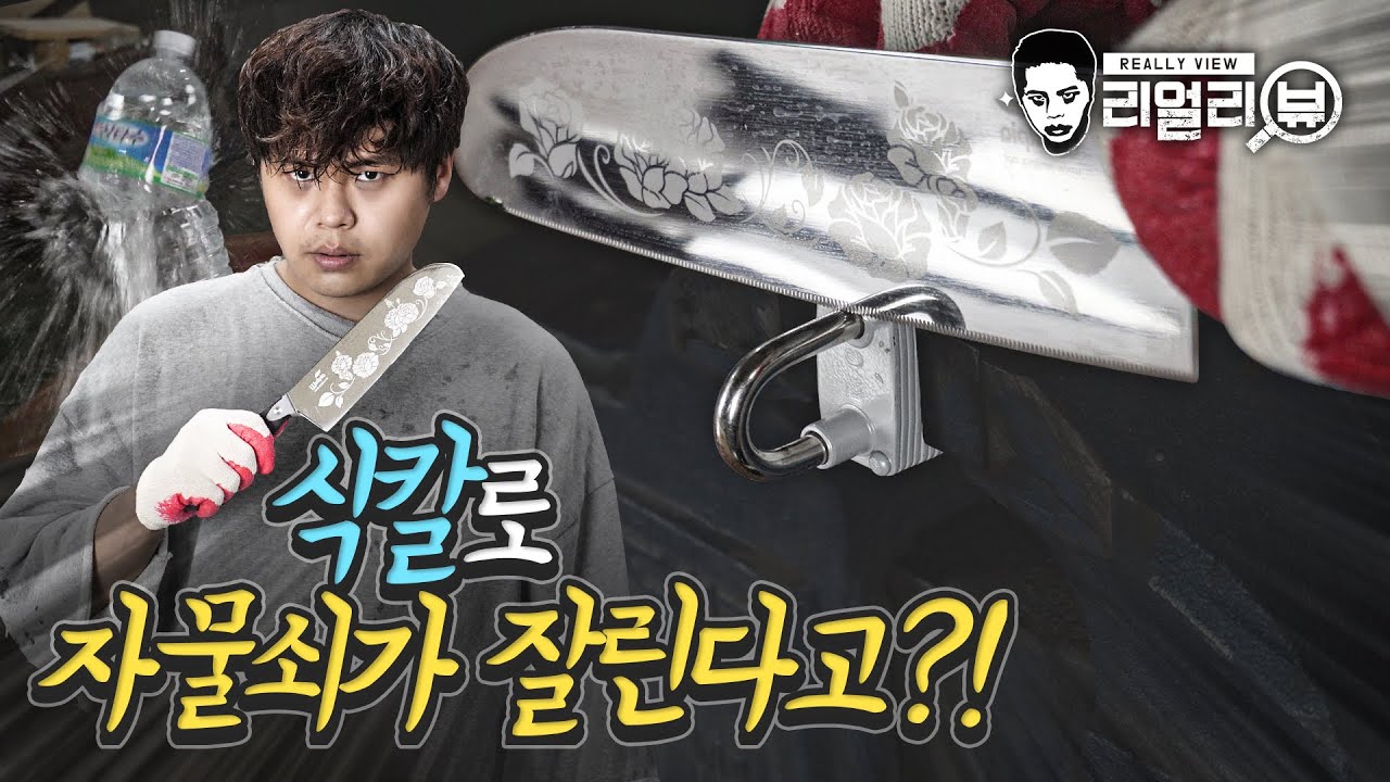 다이아몬드만큼 튼튼하다는 홈쇼핑속 장미칼!! 실제로도 광고처럼 가능할까?!