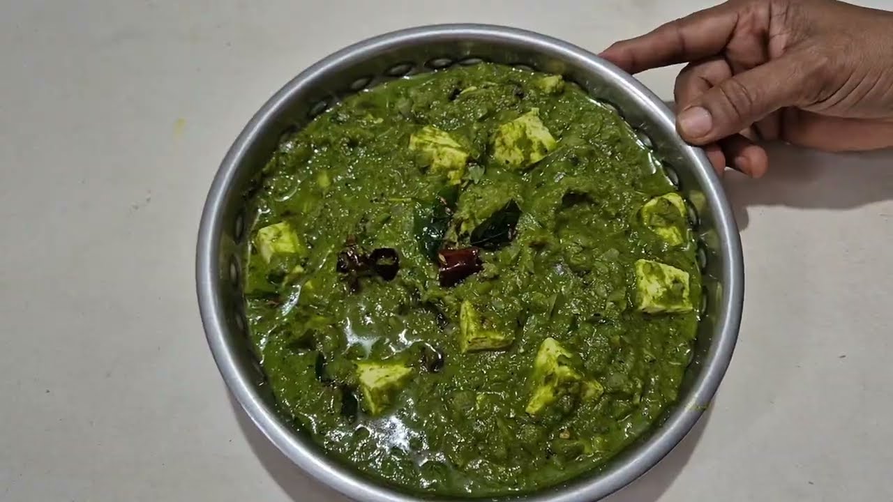 Palak Paneer Recipe – పాలక్ పన్నీర్ రెసిపీ #paneerrecipe #homemadefood