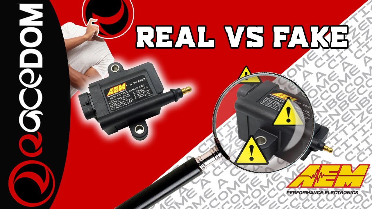How to Spot a Fake AEM Smart Coil (30-2853) @AEMpowerTVelectronics‬ ‪@HolleyPerformance‬ #AEM
