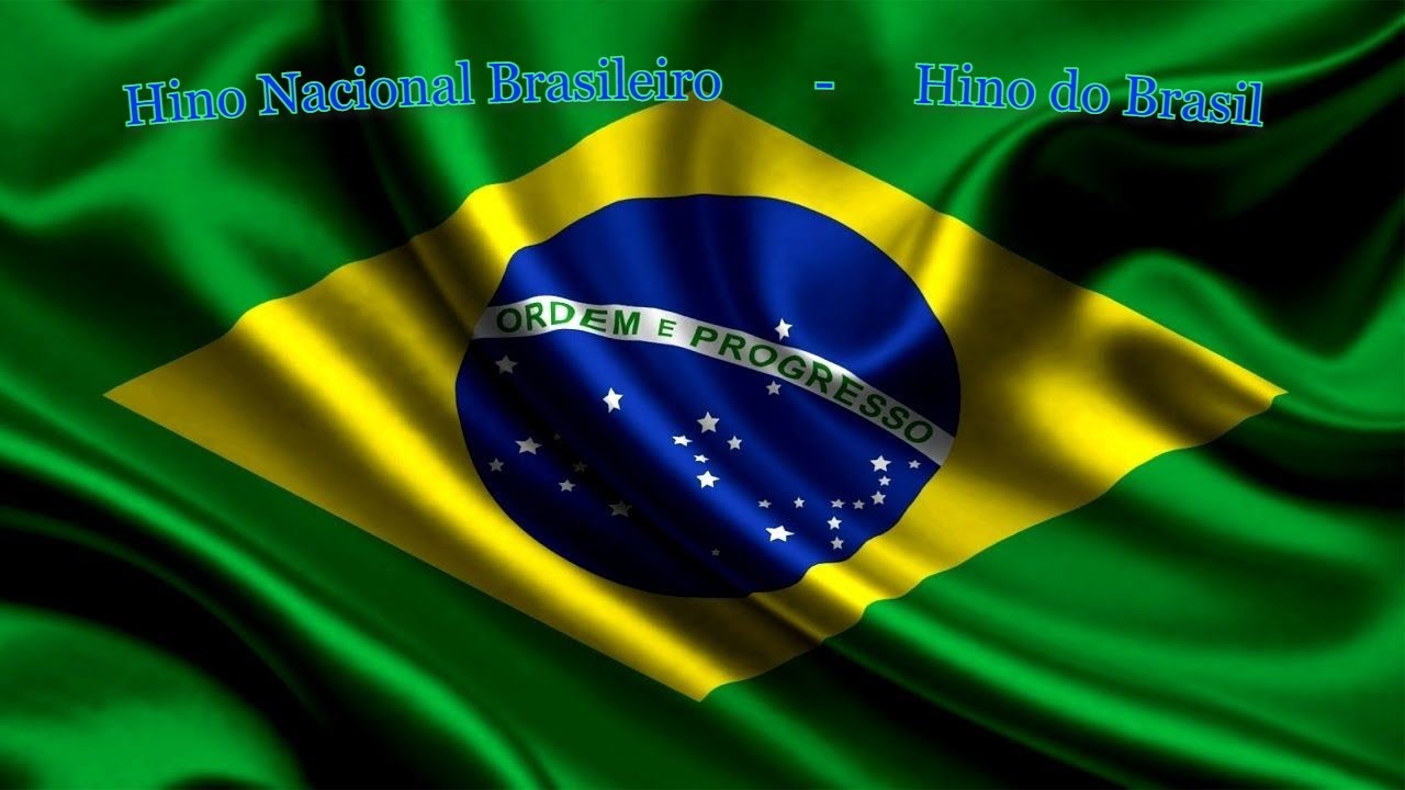 Hino Nacional Brasileiro (letra na legenda)