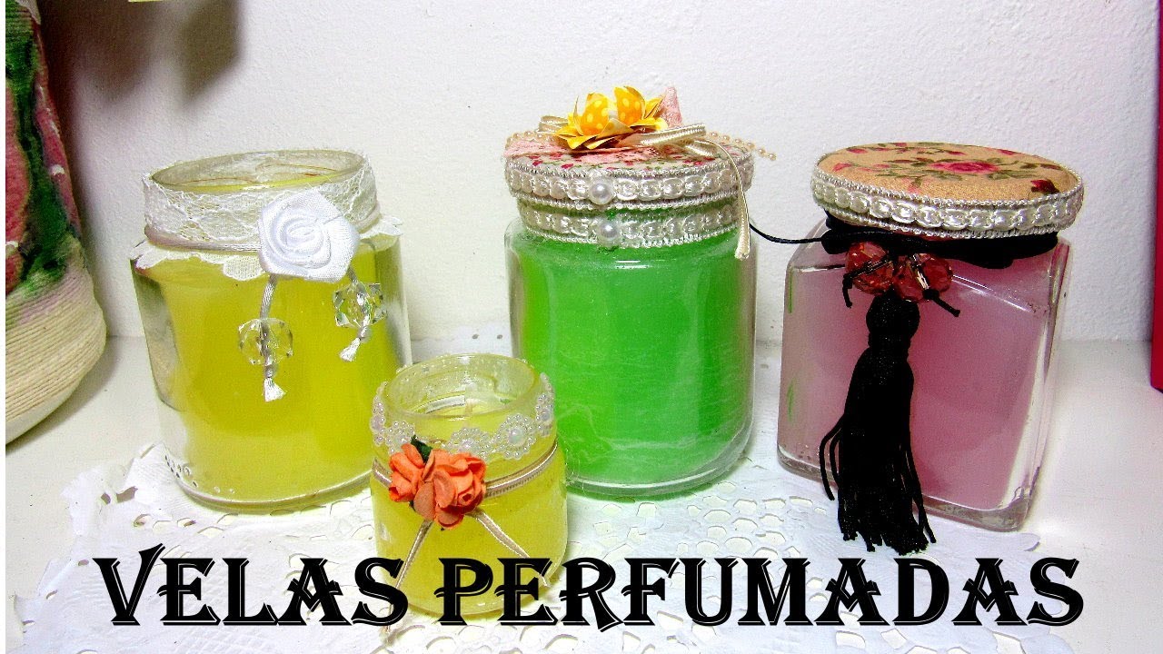 Vela Perfumada com 4 ideias de Decora&ccedil;&atilde;o de Potes - DIY Dia das M&atilde;es