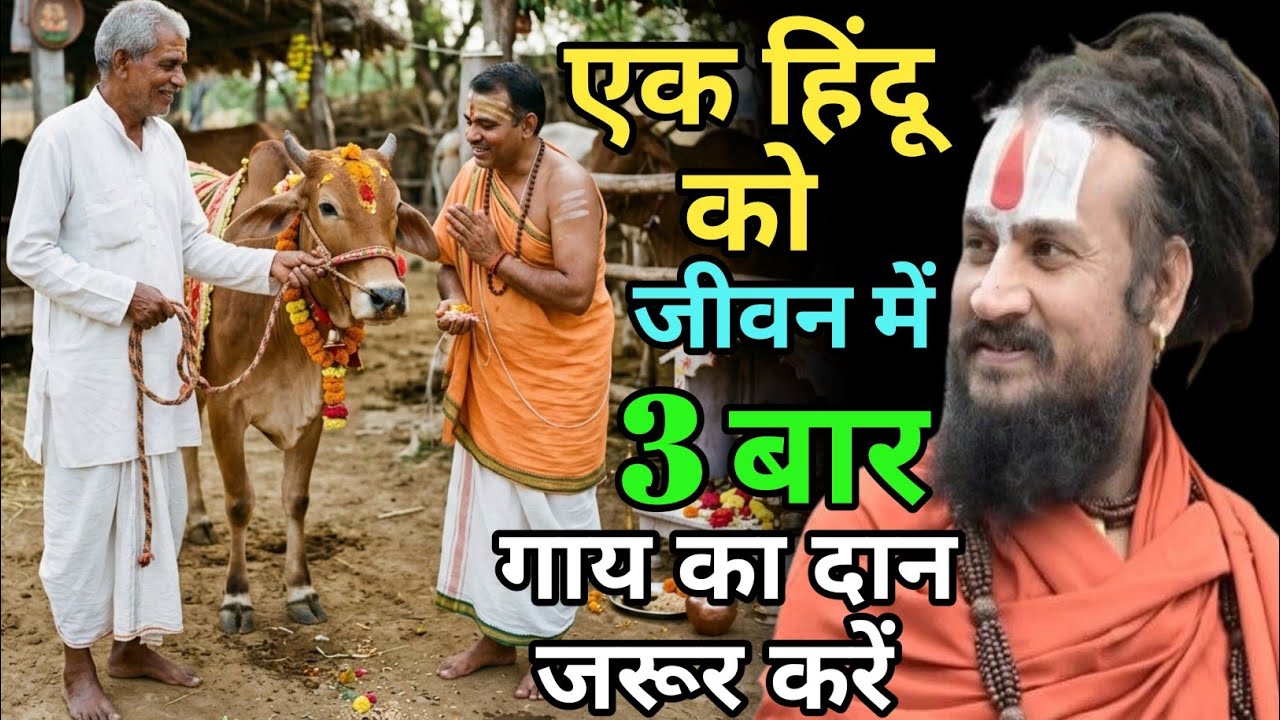  जिसने हिन्दू होकर 3 बार जीवन में गाय का दान कर दिया हो जाएंगे मालामाल | vipin Bihari Das Bundeli 