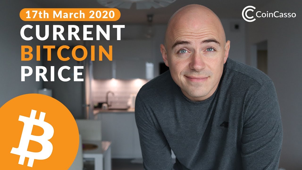 Current Bitcoin Price - March 17th 2020