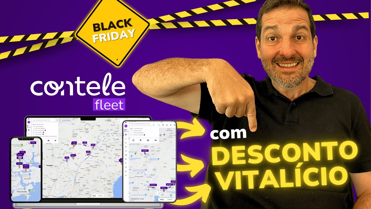 Black Friday Contele Fleet: Economize na Gest&atilde;o de Frotas com Tecnologia Inovadora!