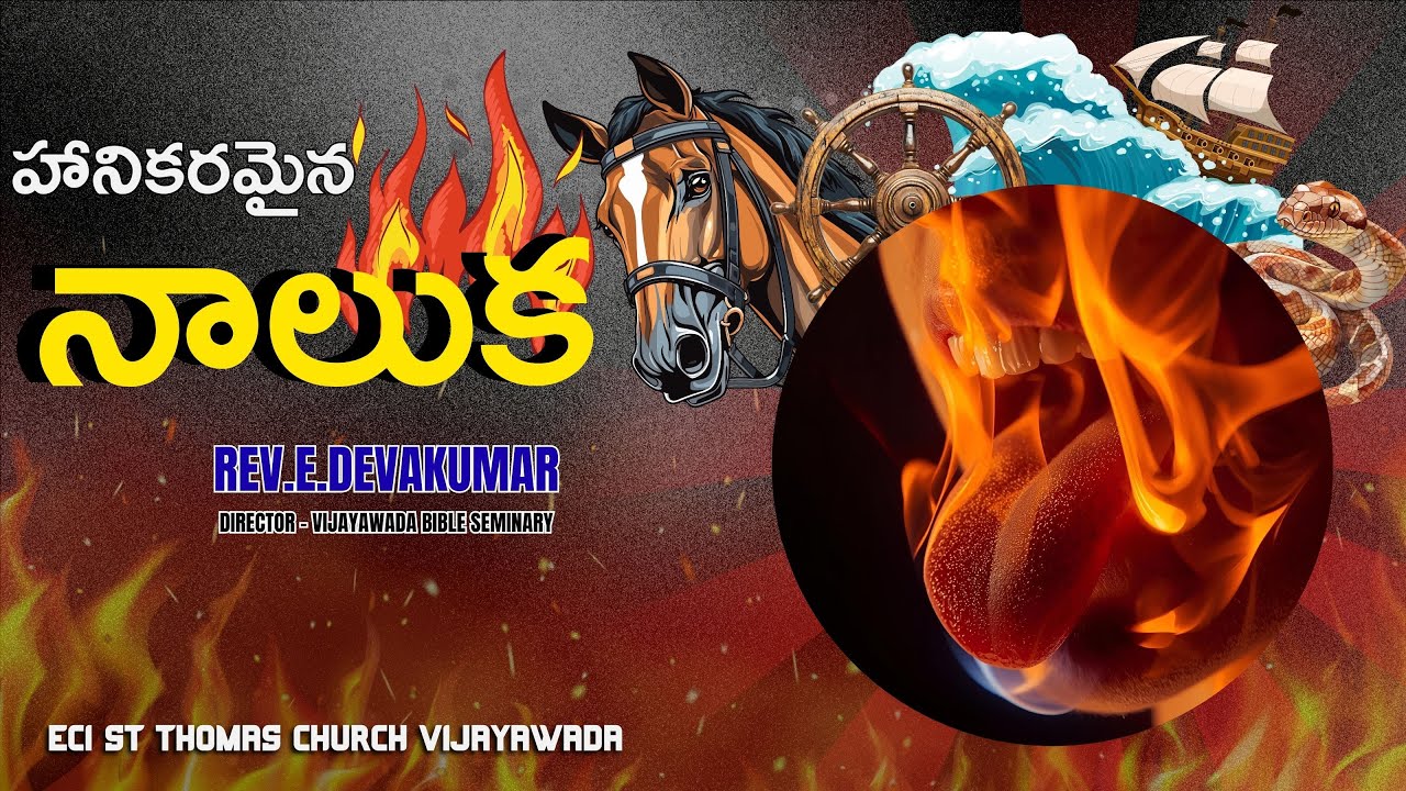 హానికరమైన నాలుక|Rev.E.Devakumar|Director - Vijayawada Bible Seminary|ECI ST Thomas Church Vijayawada