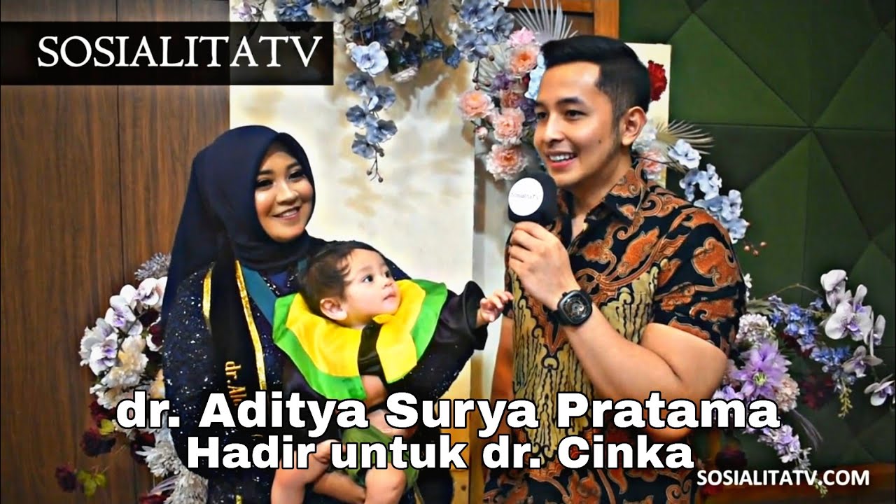 Sumpah Dokter dr.Aldena Cinka bersama DR.Fie NH & dr.Aditya Surya Pratama ❤️ #riaricis