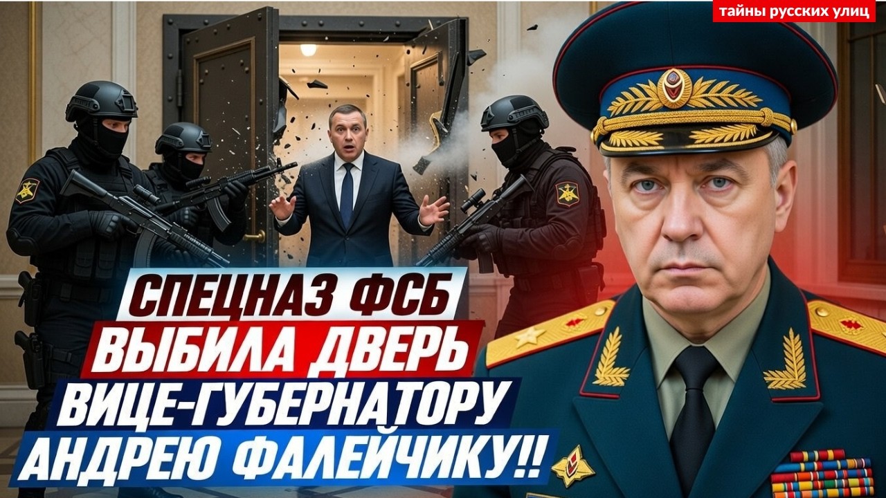 Спецназ ФСБ выбила дверь вице-губернатору Андрею Фалейчику