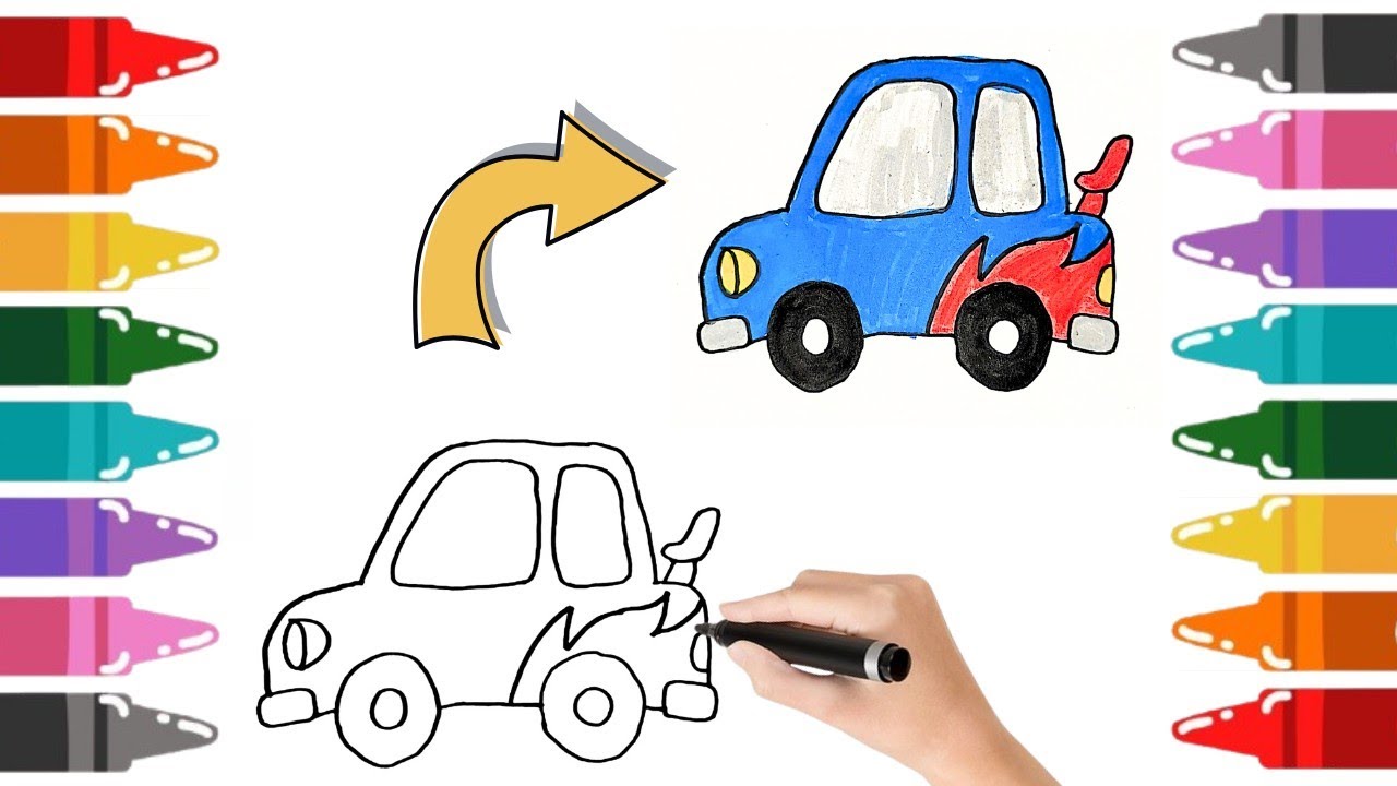 How to Draw a Racing Car Easy | Race Car Drawing Step by Step for Kids 🏎️