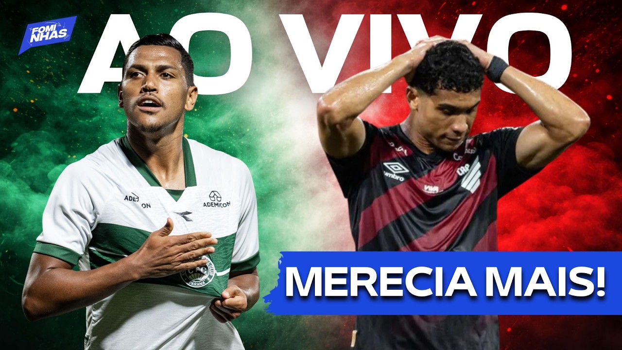 🚨AO VIVO: ATHLETICO FAZ BOM JOGO MAS PERDE PRO CORINTHIANS! O QUE ESPERAR DAS SEMIS DO PARANAENSE?