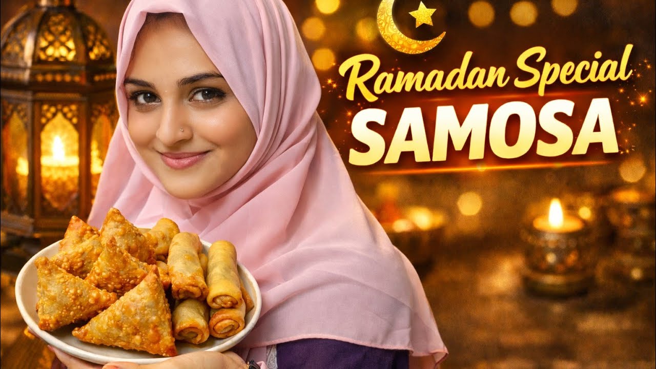 Ramadan Mubarak 🌙 | Day 1 Iftar Special — Crispy Chicken Samosa Recipe 😍 | | Zaika by Taiba
