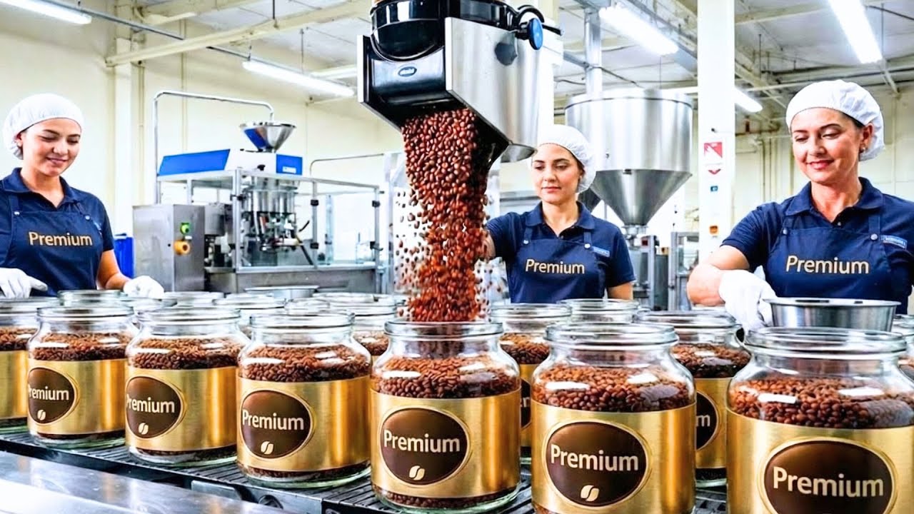 INSIDE A HIGH-TECH FACTORY MAKING INSTANT COFFEE VALUED AT OVER US$30,000/KG (FULL PROCESS)
