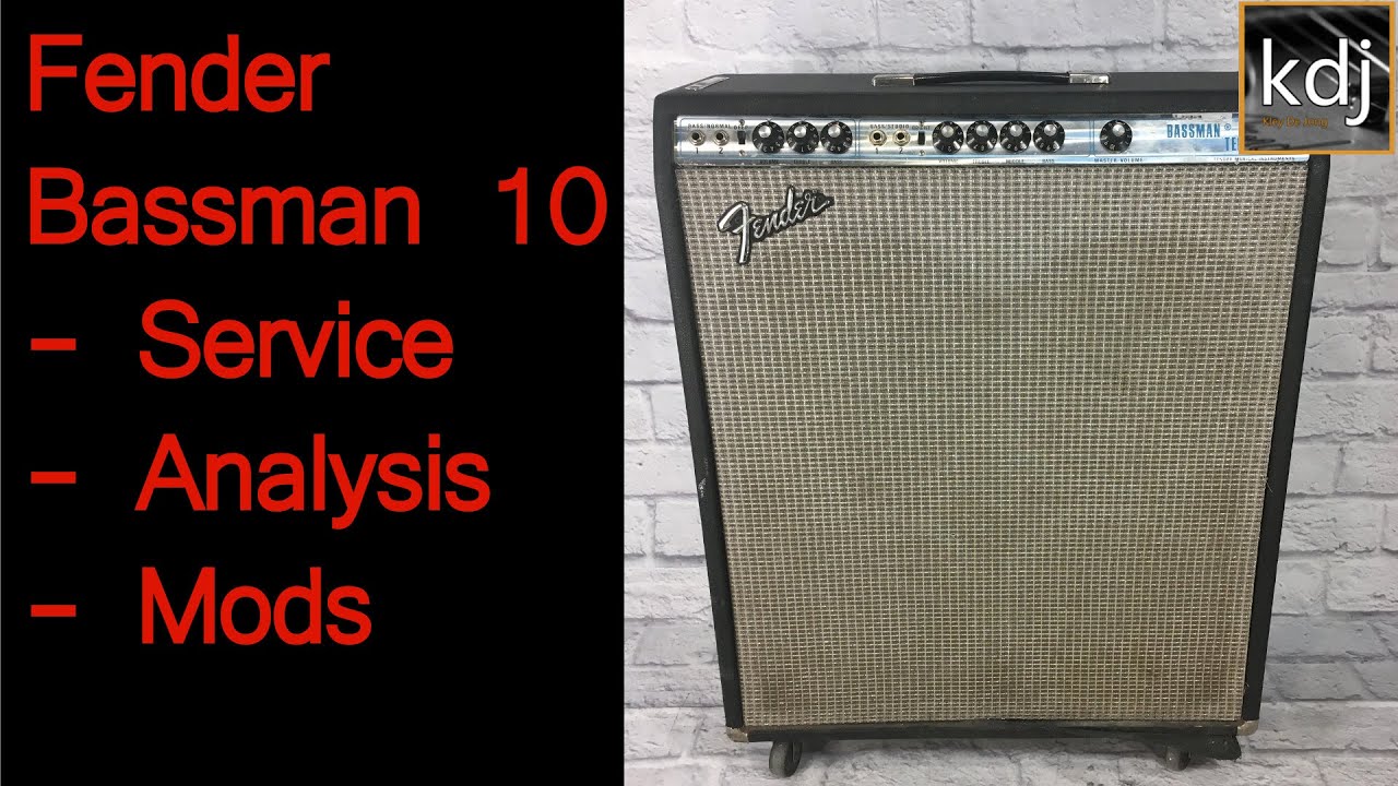 Fender Bassman 10 - Service, Repair, Breakdown, Tone Mods