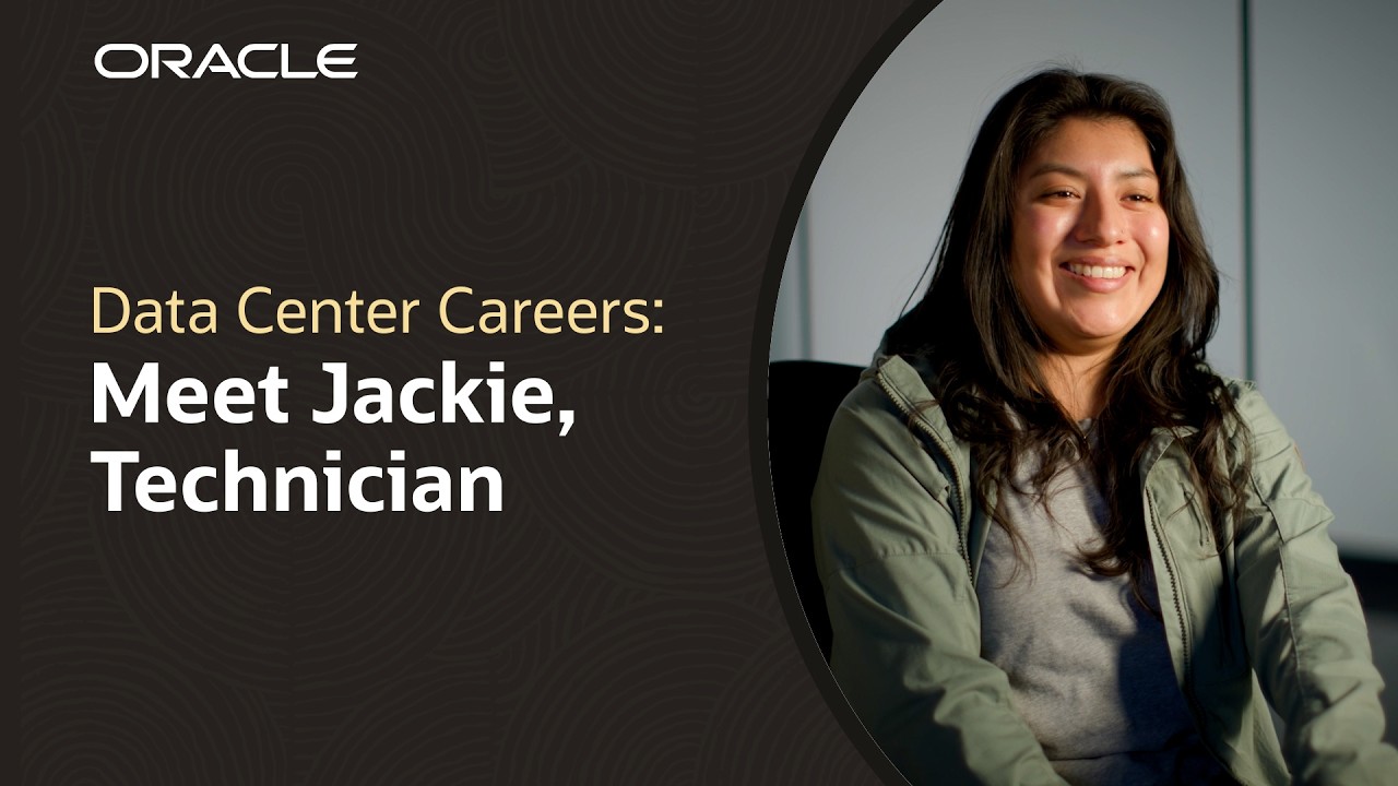 Working in an Oracle Data Center: Meet Jackie, Data Center Technician