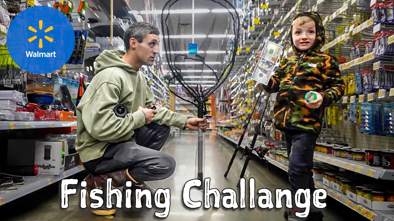 Cold weather Walmart Fishing Challange