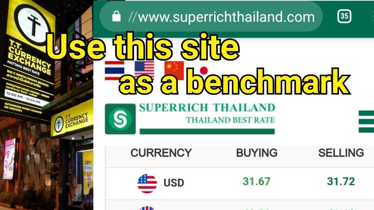 Where to exchange money in Pattaya Thailand?