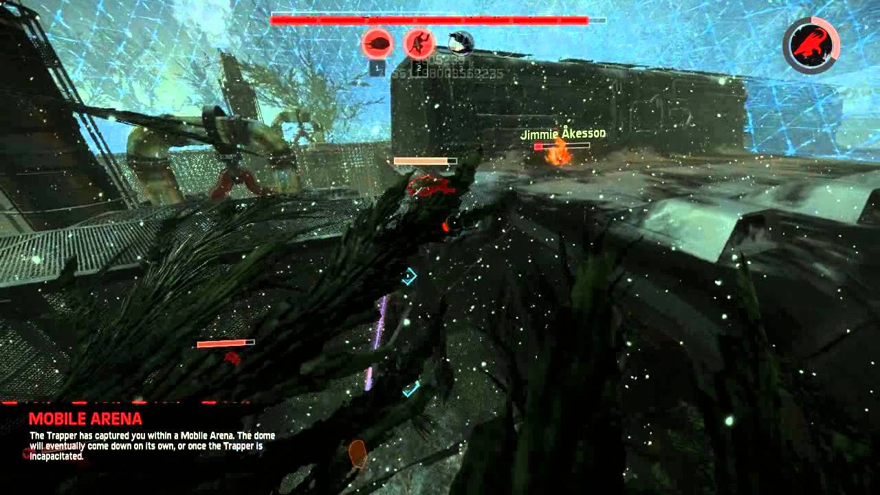 Evolve (Big Alpha) Gameplay as Monster (Goliath)